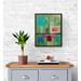 Example of what the painting would look like hanging and framed in a furnished setting. Painting is sold unframed.